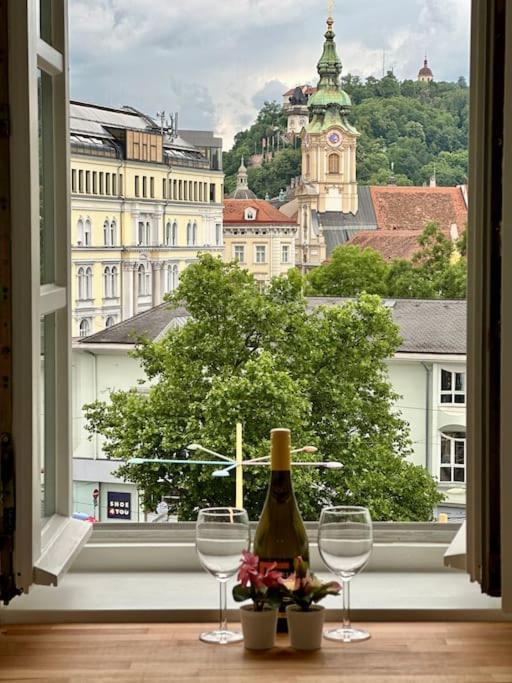 Panorama Schlossberg & Jacuzzi Graz Ngoại thất bức ảnh